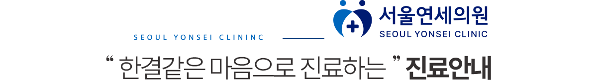 서울연세의원 진료안내